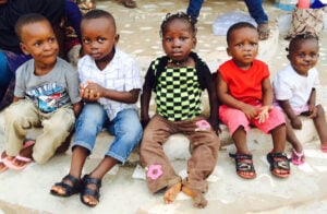 Post-op 5 cleft lip children